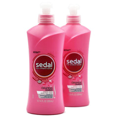 Sedal Co-Creations Ceramides Leave-In Bottle: lightweight treatment for silky, manageable hair.