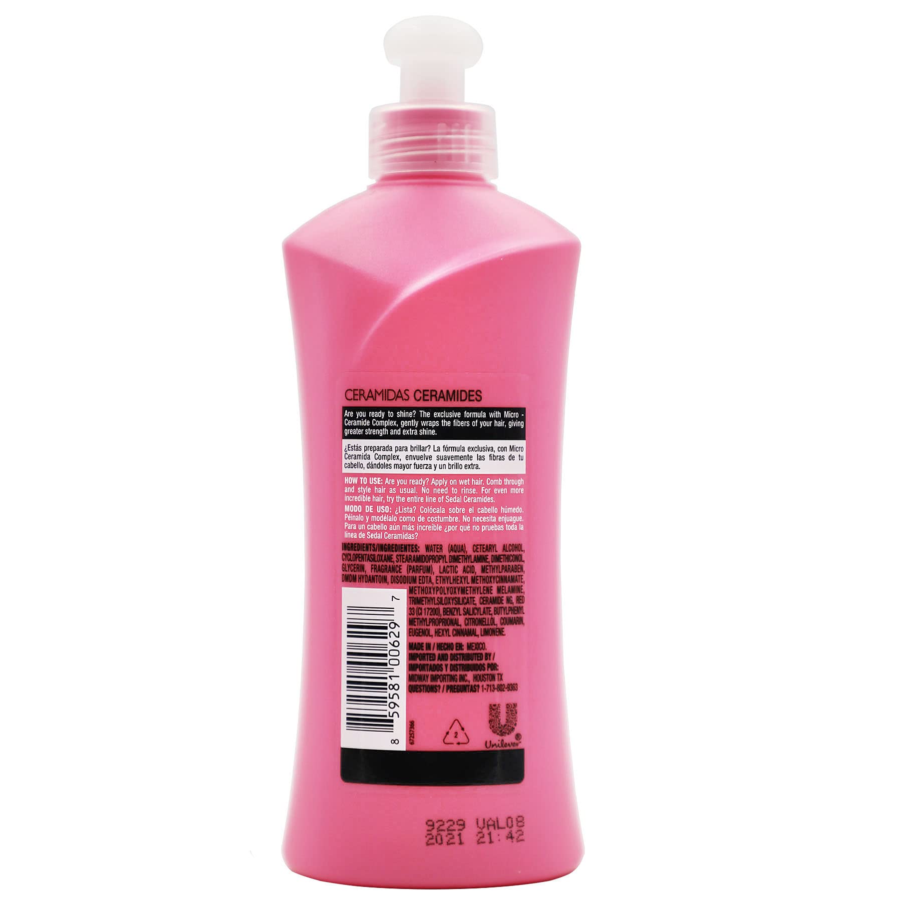 Sedal Co-Creations Ceramides Soft Hair: helps leave hair stronger and shiny.