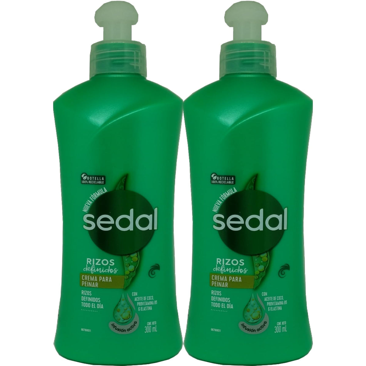 Sedal Curls Defined Hair Comb Cream bottle front with two-pack for defined curls