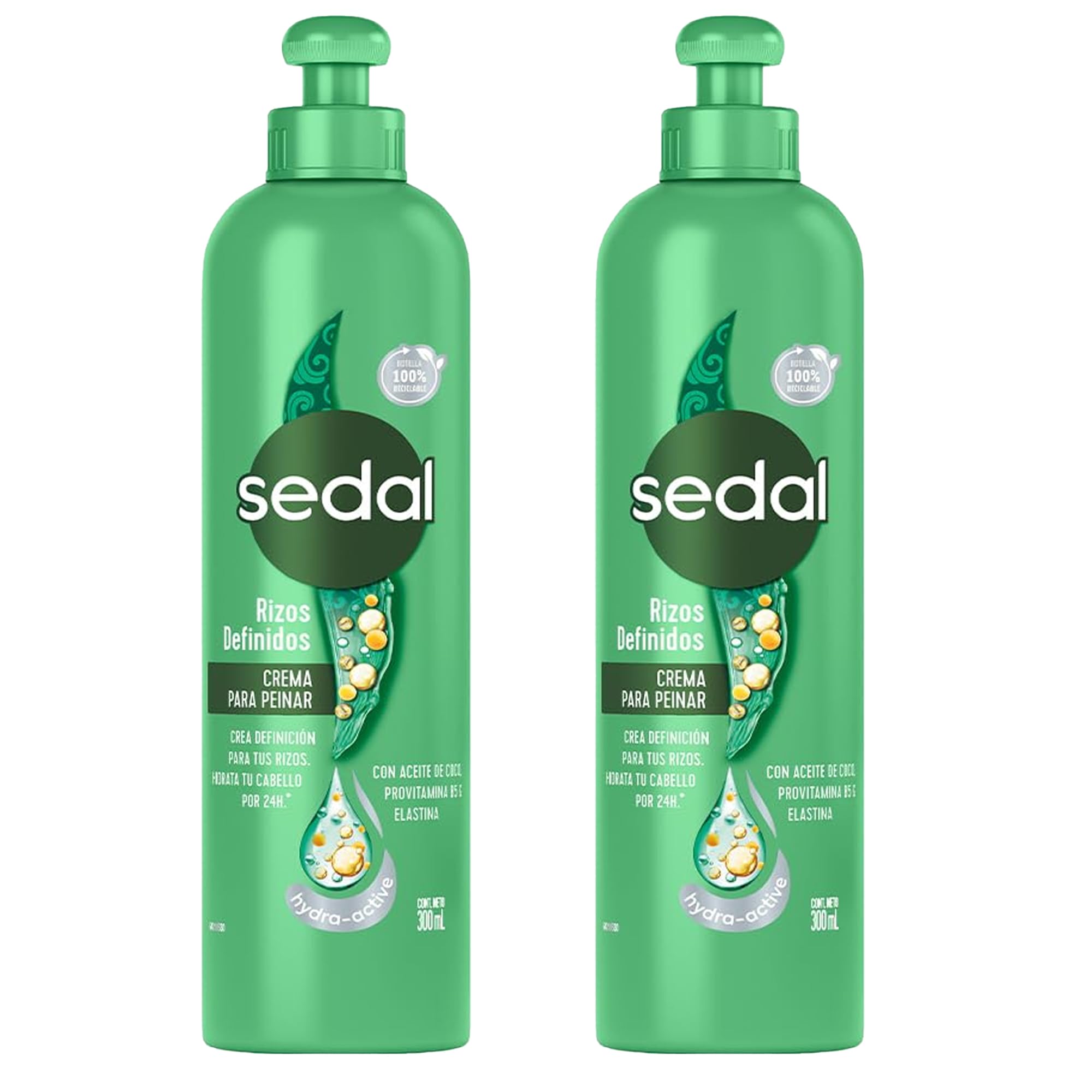Bottle pump displays Provitamin B5 in Sedal Curls Defined Cream