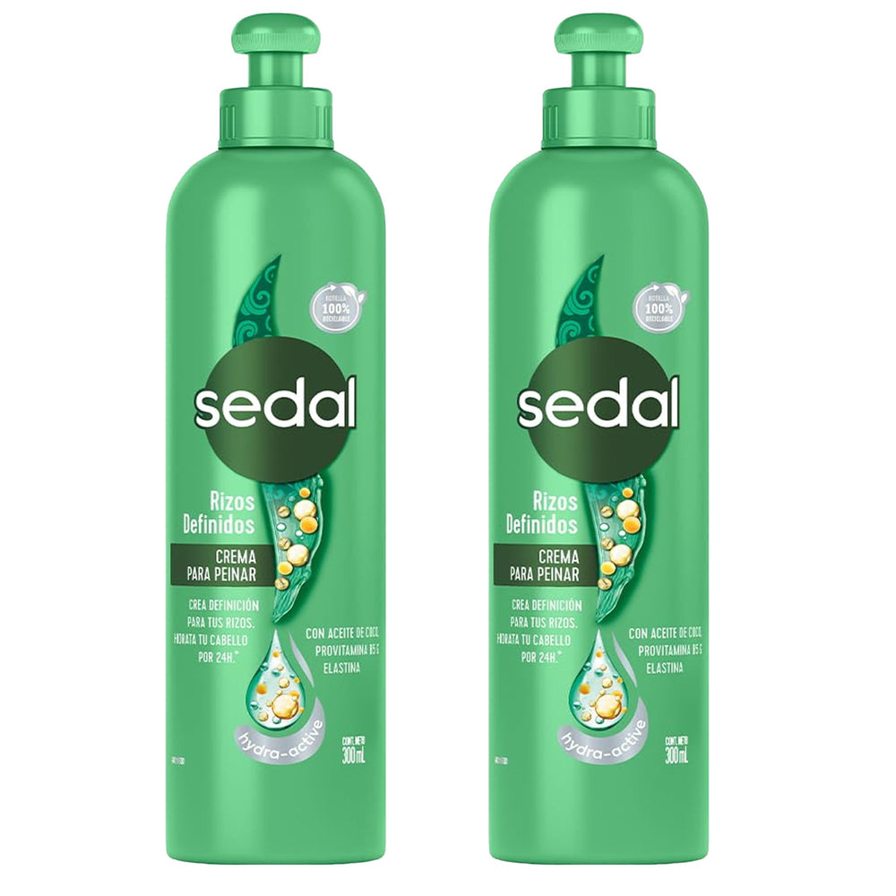 Bottle pump displays Provitamin B5 in Sedal Curls Defined Cream