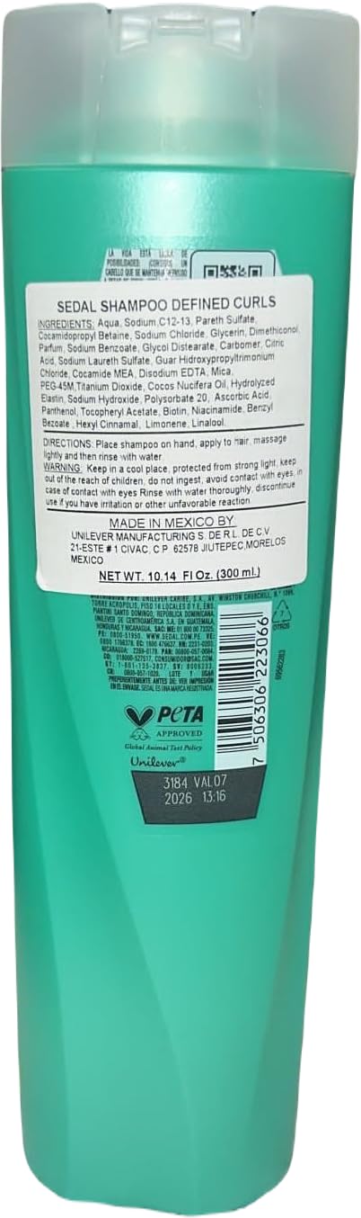 Sedal wet curly hair shot hints effortless detangling