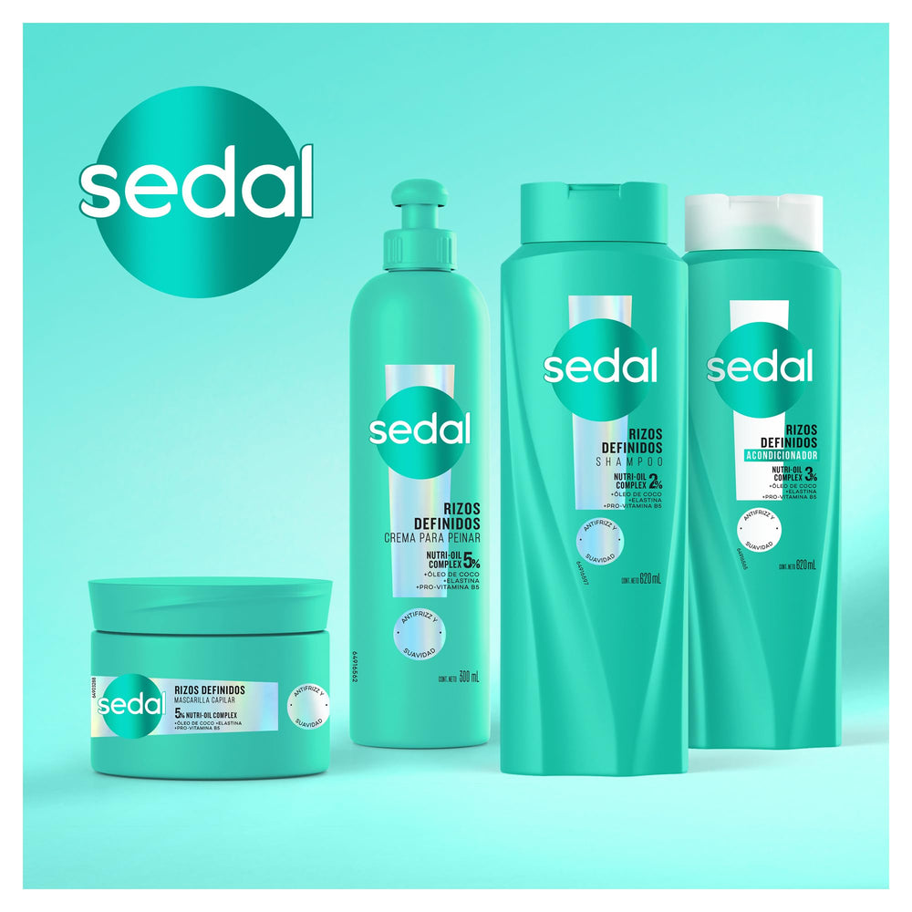 Sedal Defined Curls styling cream on diffused styling for lasting shape.