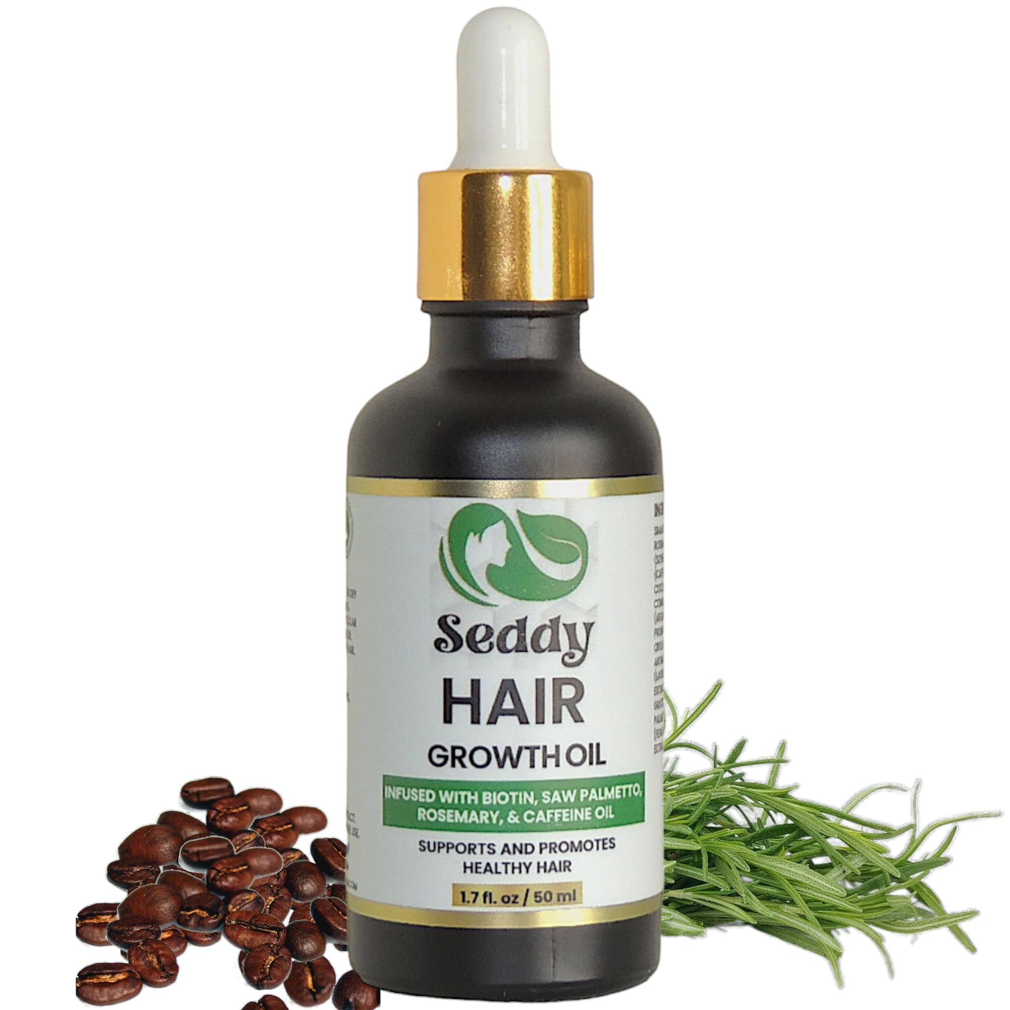 Seddy hair growth oil bottle pour for easy daily use