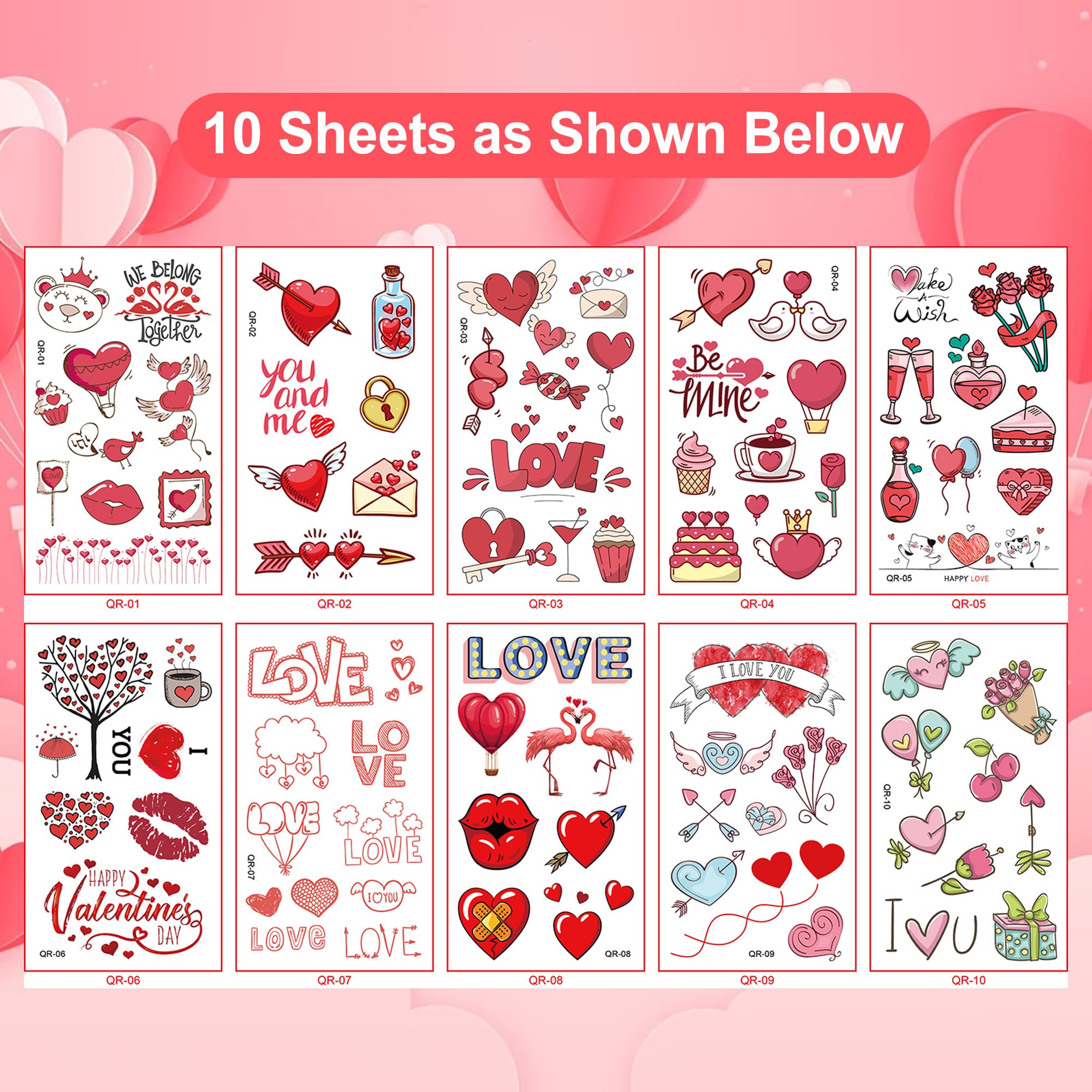 Seeiuua Valentines tattoos with cupid arrow designs for celebrations