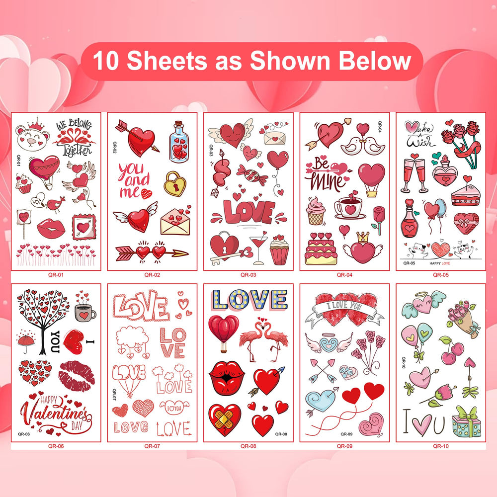 Seeiuua Valentines tattoos with cupid arrow designs for celebrations