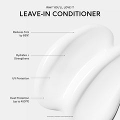 SEEN Leave-In Conditioner application on hair demonstrates smooth detangling and frizz control.