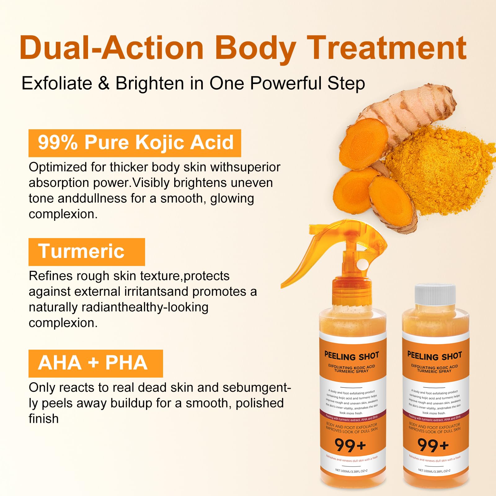 Seeye Exfoliating Peel Shot texture close-up highlights gentle formula.