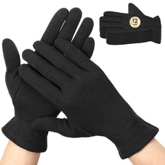 Segbeauty elastic black cotton gloves packaging for skincare routine