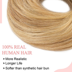 SEGO messy bun wrap-around in action demonstrates quick secure styling