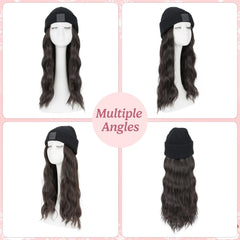 SEGOHAIR beanie wig solid black for everyday casual elegance