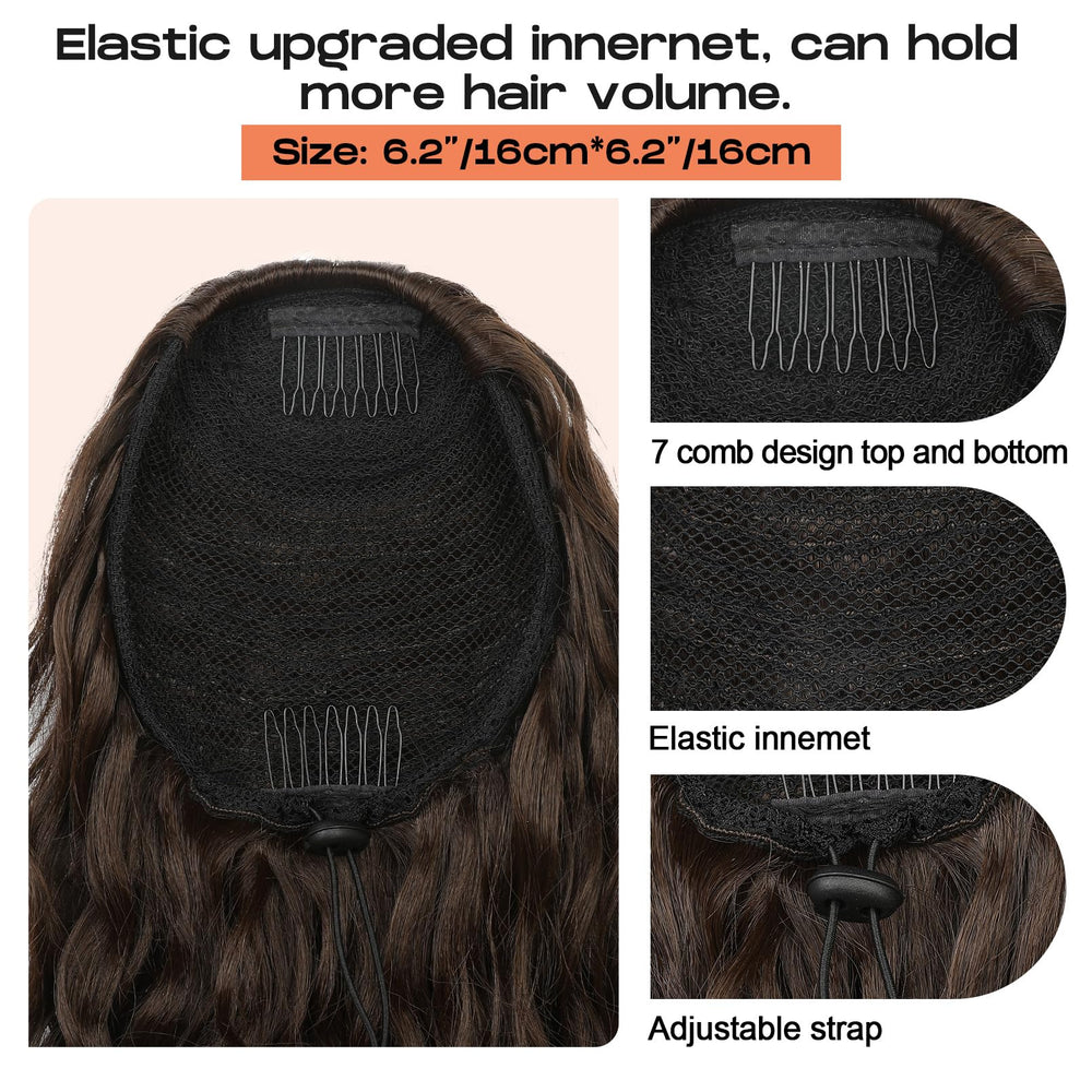 SEIKEA easy wear ponytail attachment for fast styling