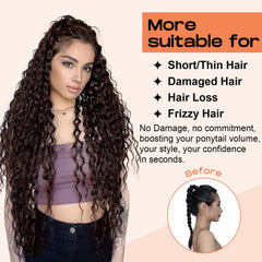 SEIKEA innernet ponytail support for better hold and volume