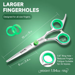 SEIMEIKEN professional scissors ideal for salon precision and versatile use.