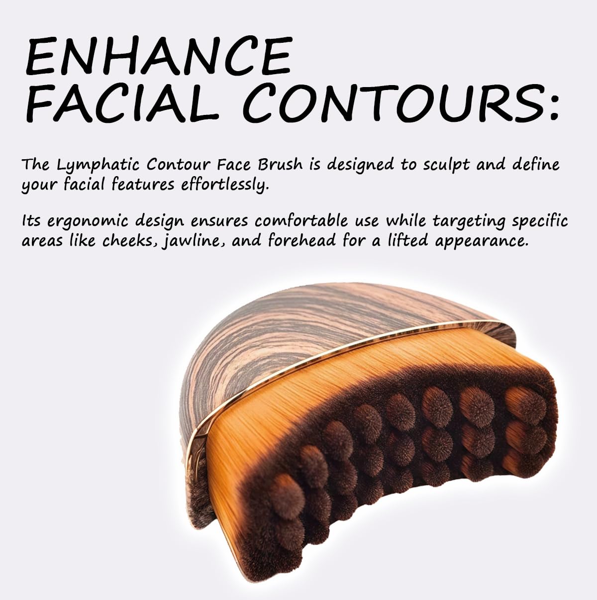 SEINGTOOM Lymphatic Contour Face Brush with serums enhances absorption during routine