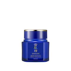 SEKKISEI Cream Excellent jar closeup highlighting a silky, hydrating texture
