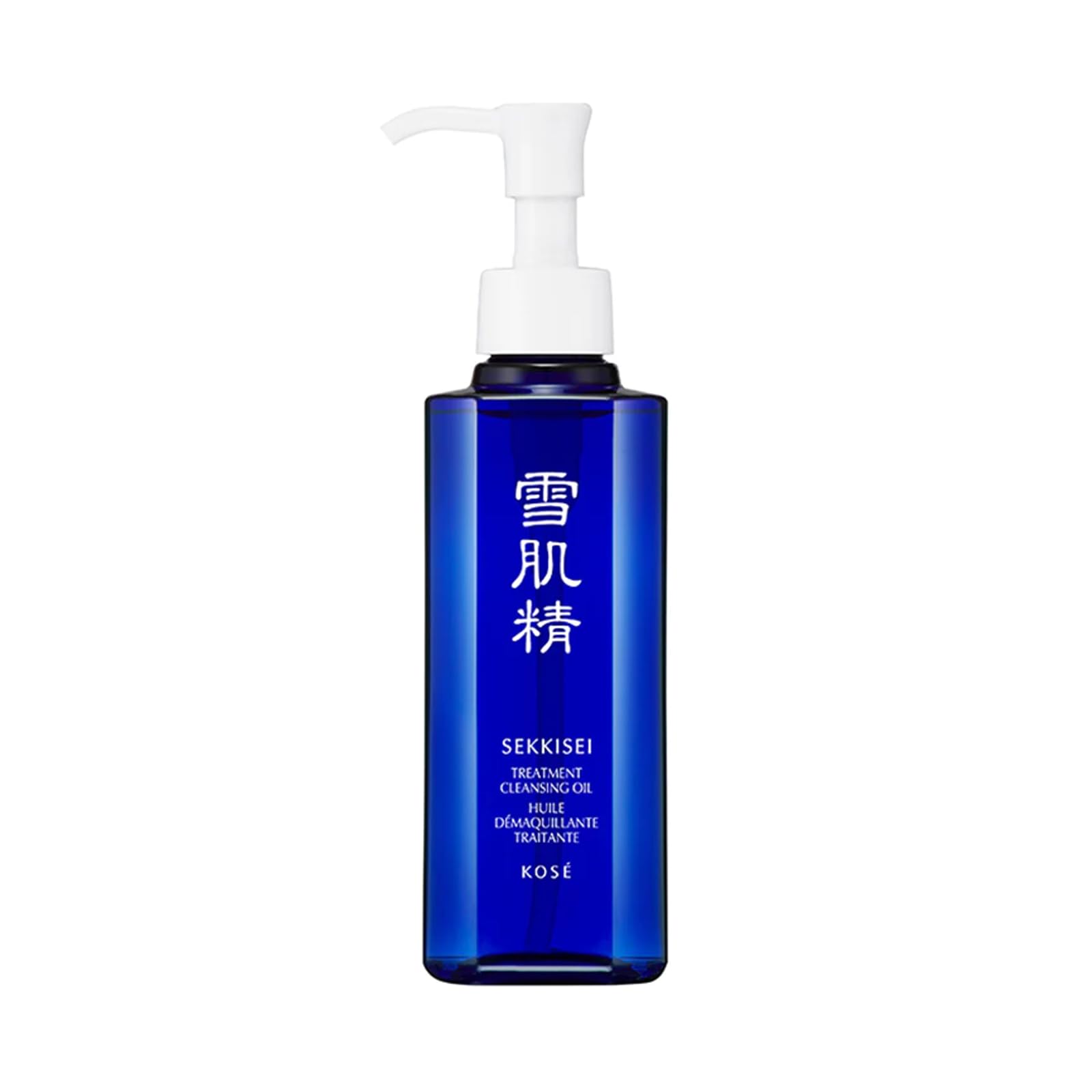 SEKKISEI treatment cleansing oil bottle for gentle makeup removal and radiant skin.