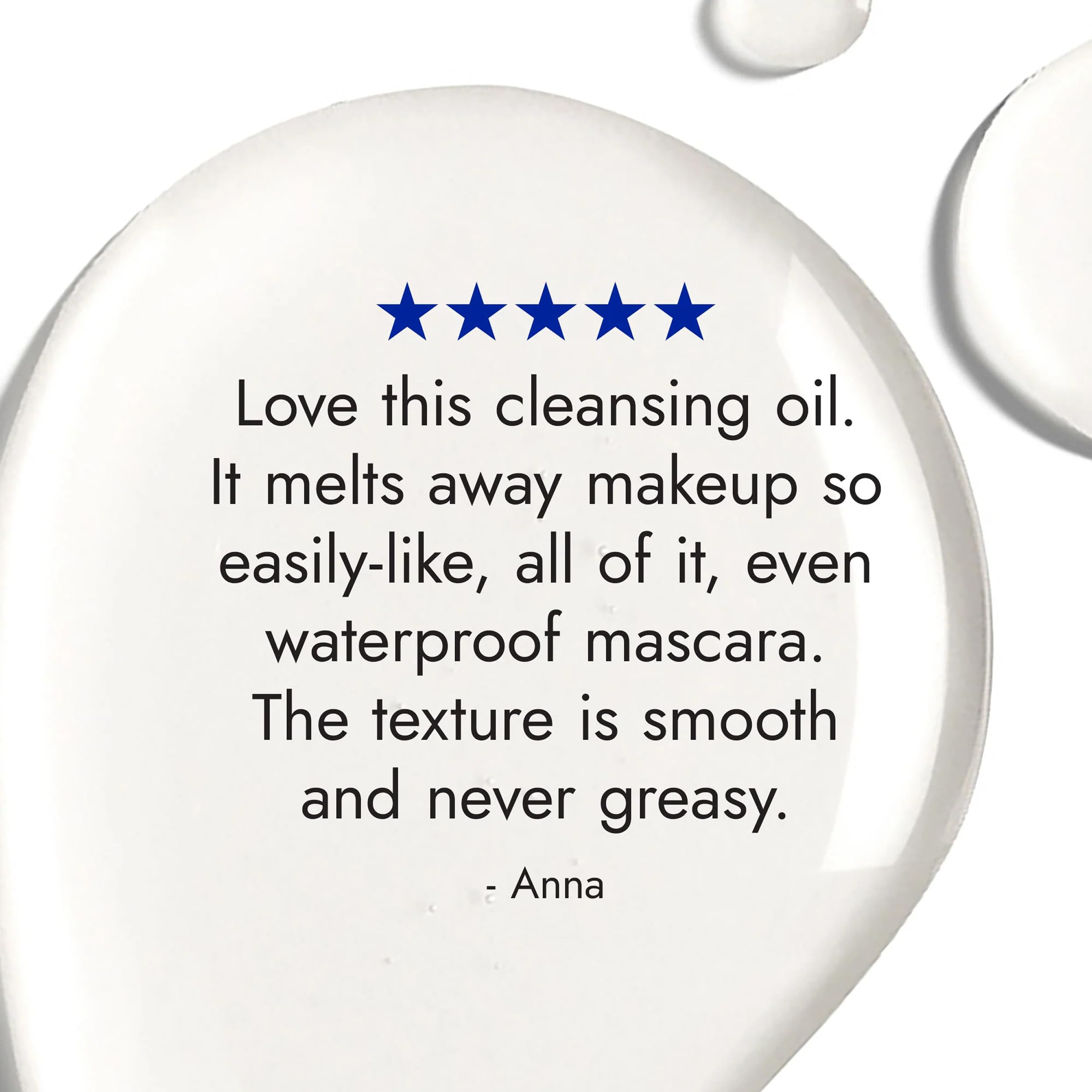 Close-up of the bottle showcases the brand's spa-like cleansing ritual.