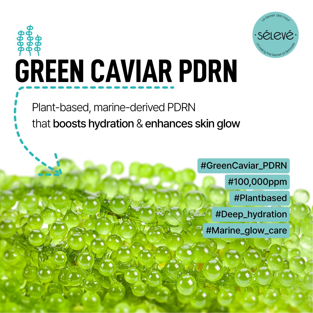Cream swirl of SELEVE Glow Caviar Cream demonstrating smooth absorption