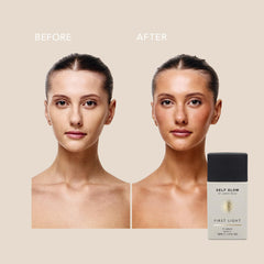 Self Glow by James Read bottle highlights vegan cruelty-free label for clean beauty.