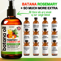 SELFWISE Batana Oil on the scalp being massaged to nourish roots and balance moisture.