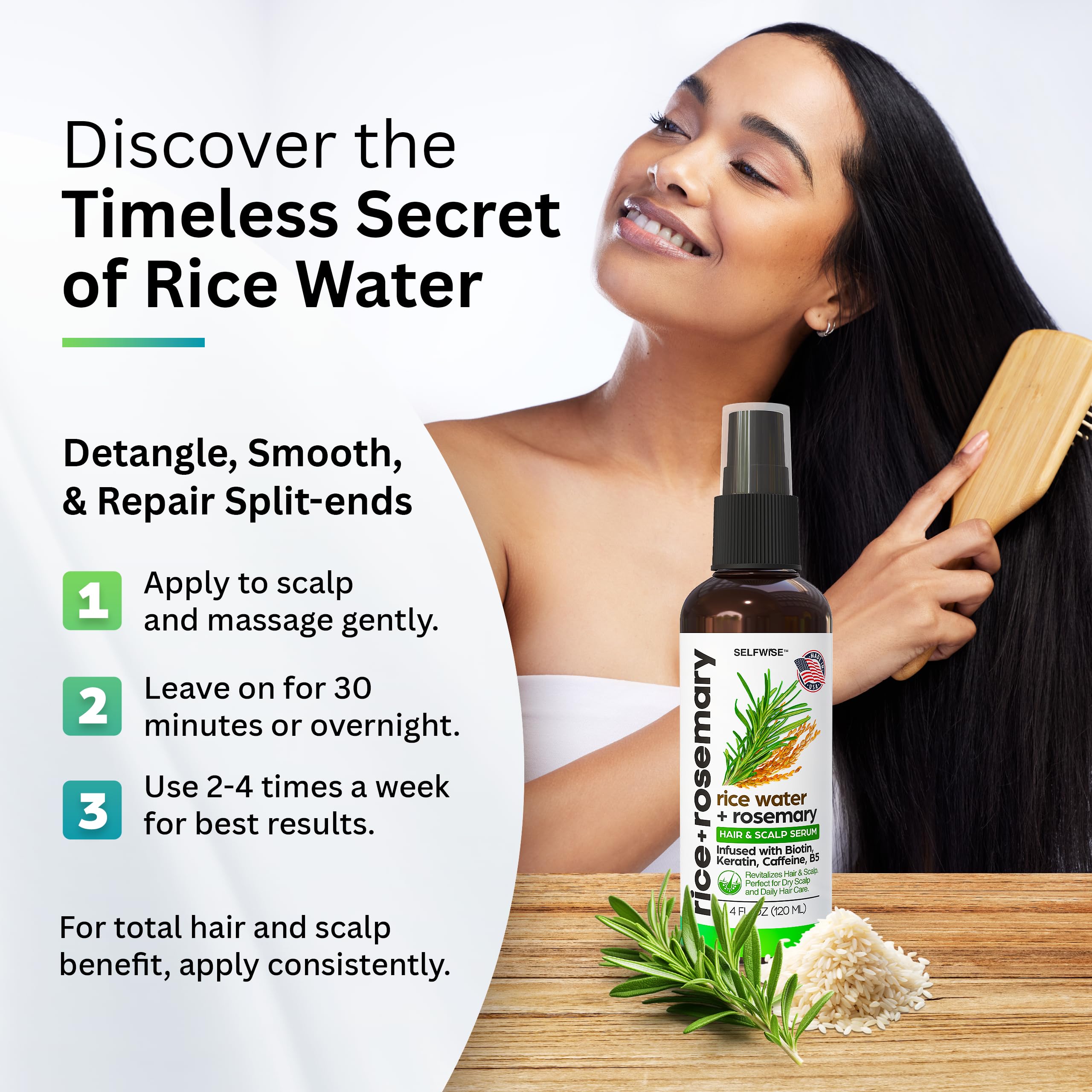 SelfWISE caffeine scalp energizer for a refreshed routine.