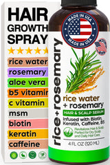 SelfWISE fermented rice water spray bottle ready for daily scalp refreshment.