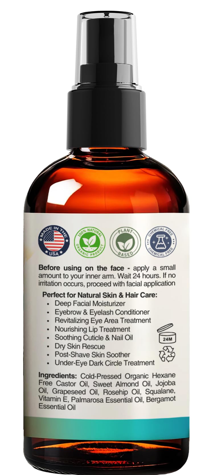 SelfWISE ingredients label features rosehip, jojoba, and squalane for nourishment.