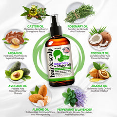 SELFWISE Jojoba Grapeseed Almond oils on bottle supporting scalp balance