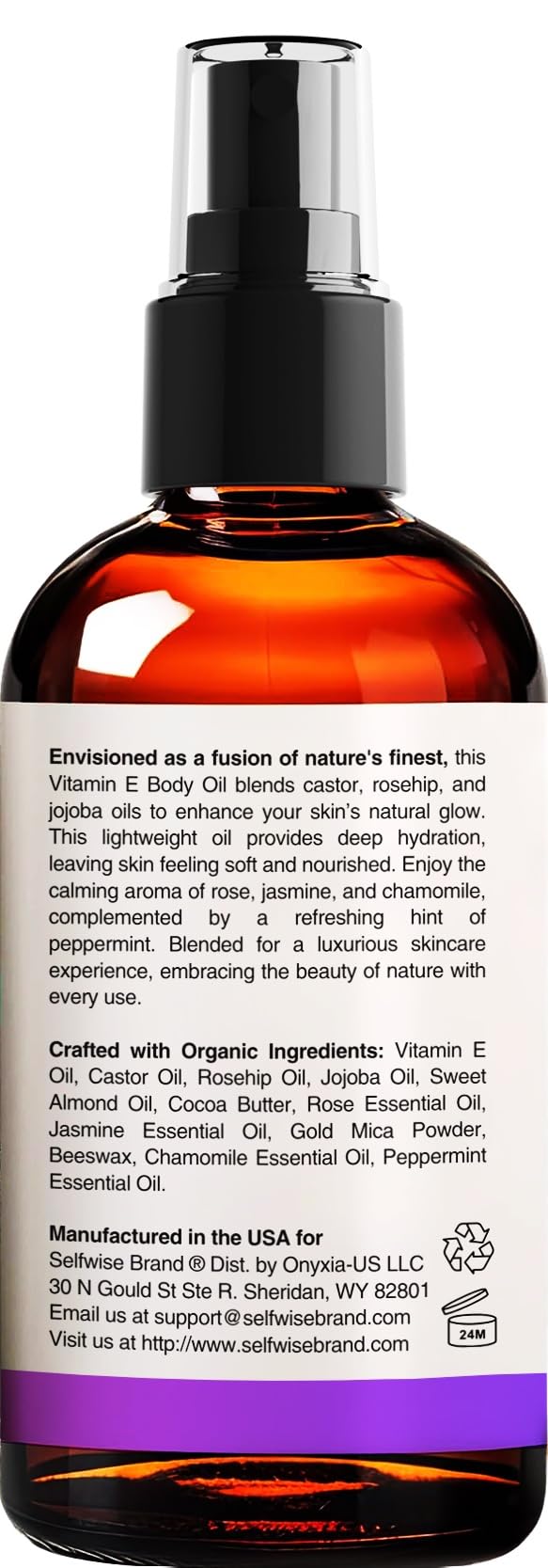 SELFWISE packaging highlights natural ingredients and purity.