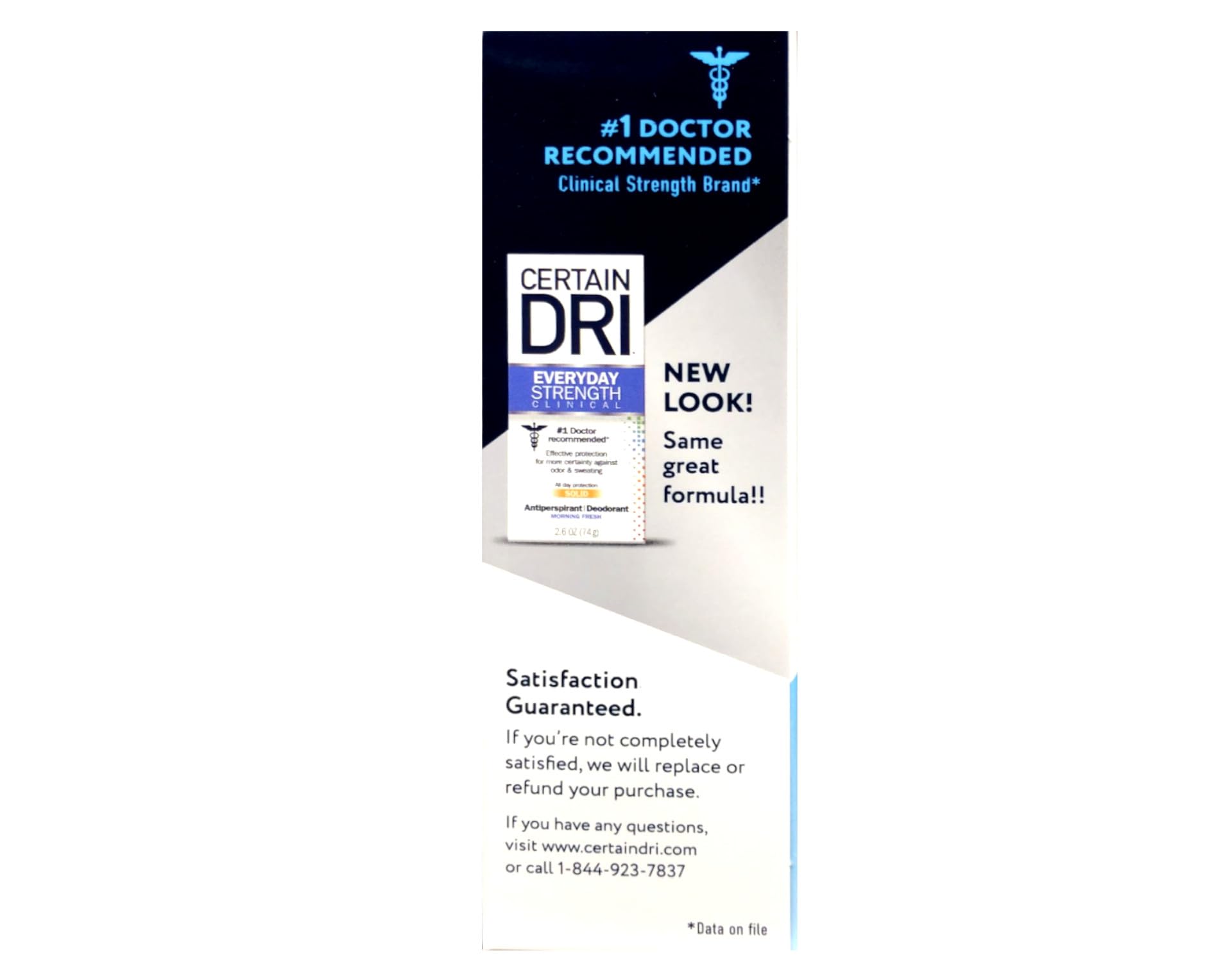 Selove Certain-Dri solid antiperspirant label shows United States origin.
