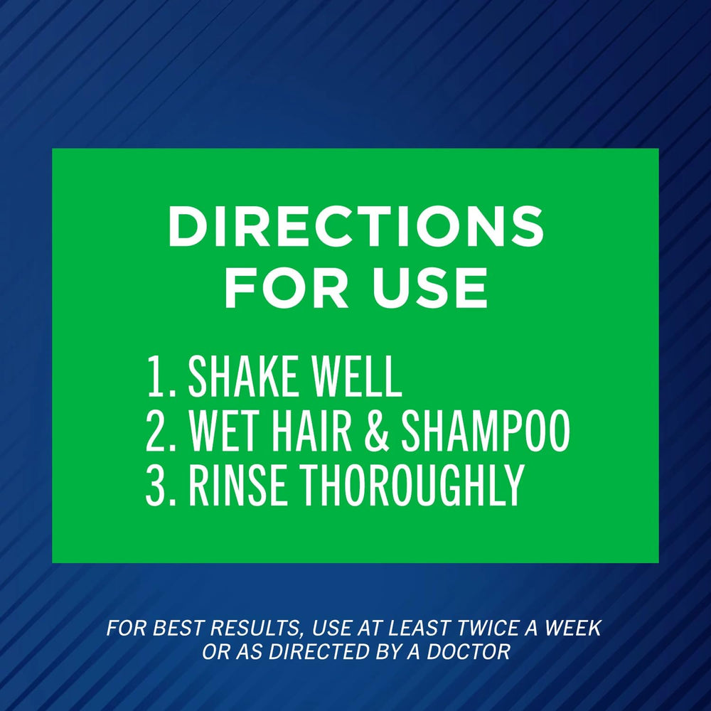 Selsun Blue 3-pack box for convenient anti-dandruff care routine.