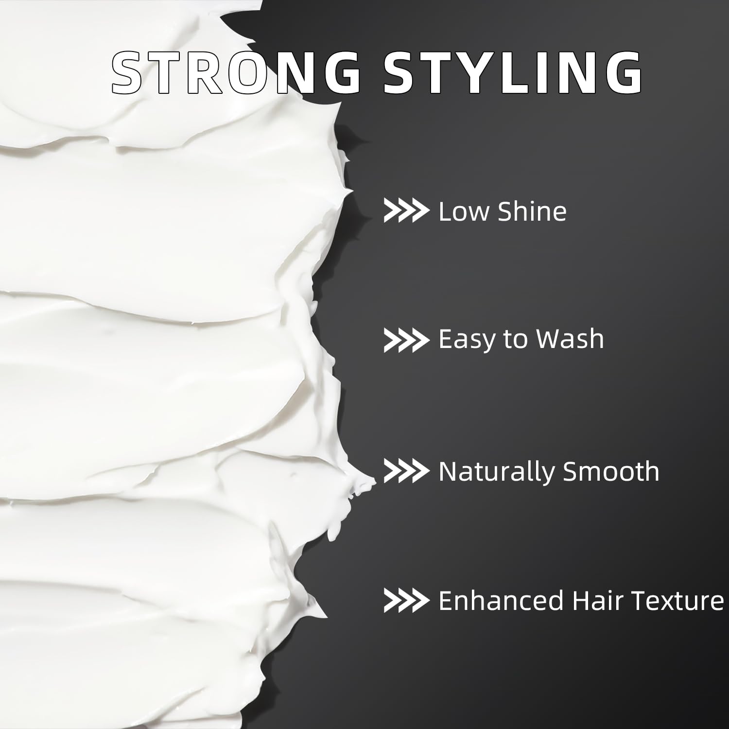 Selthoo pomade hands applying product for easy styling.