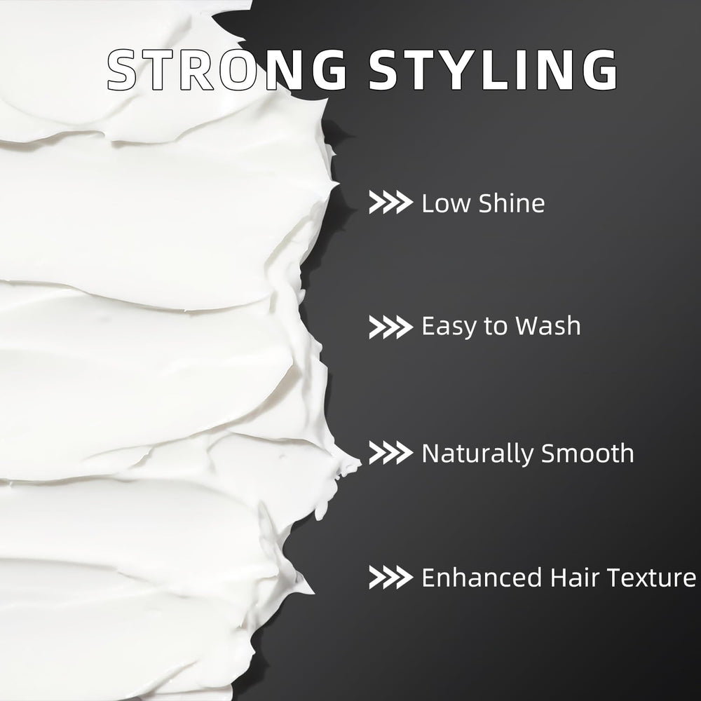 Selthoo pomade hands applying product for easy styling.