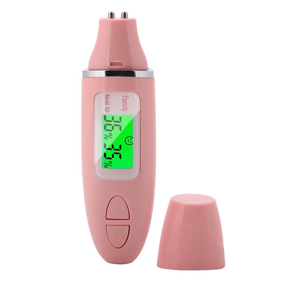 Semme Skin Hydration Tester pink design for portable skincare monitoring.