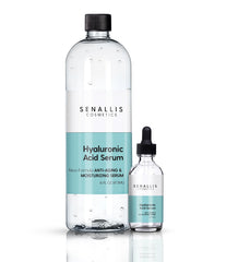 SenAllis Hyaluronic Serum 16oz bottle for long-lasting hydration.