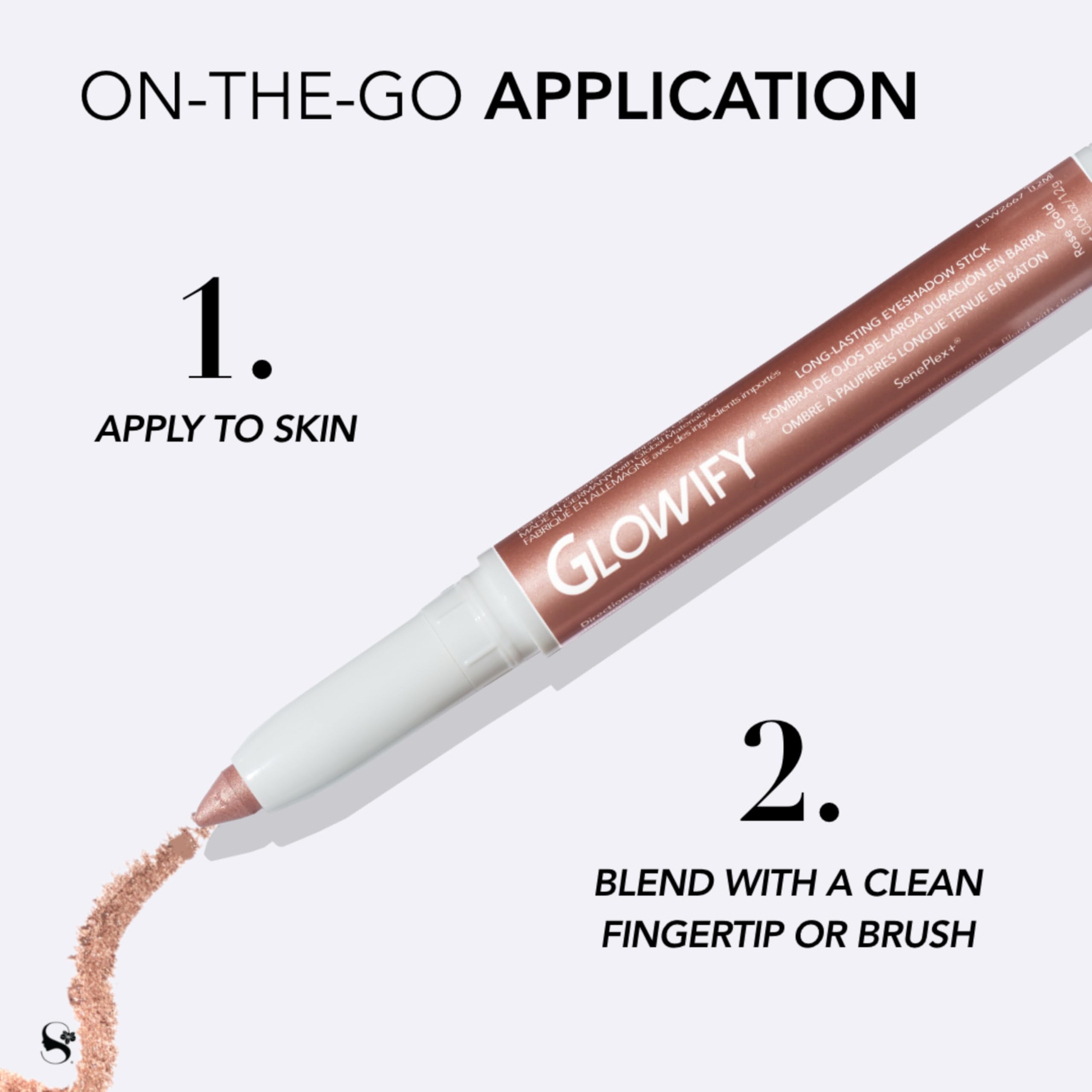 Glowify precise application aids targeted, clean makeup results