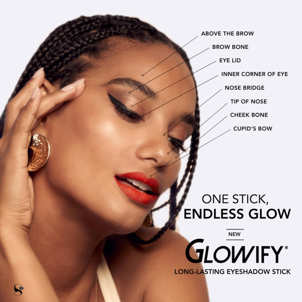 Glowify soft velvet finish delivers comfortable, long-lasting glow