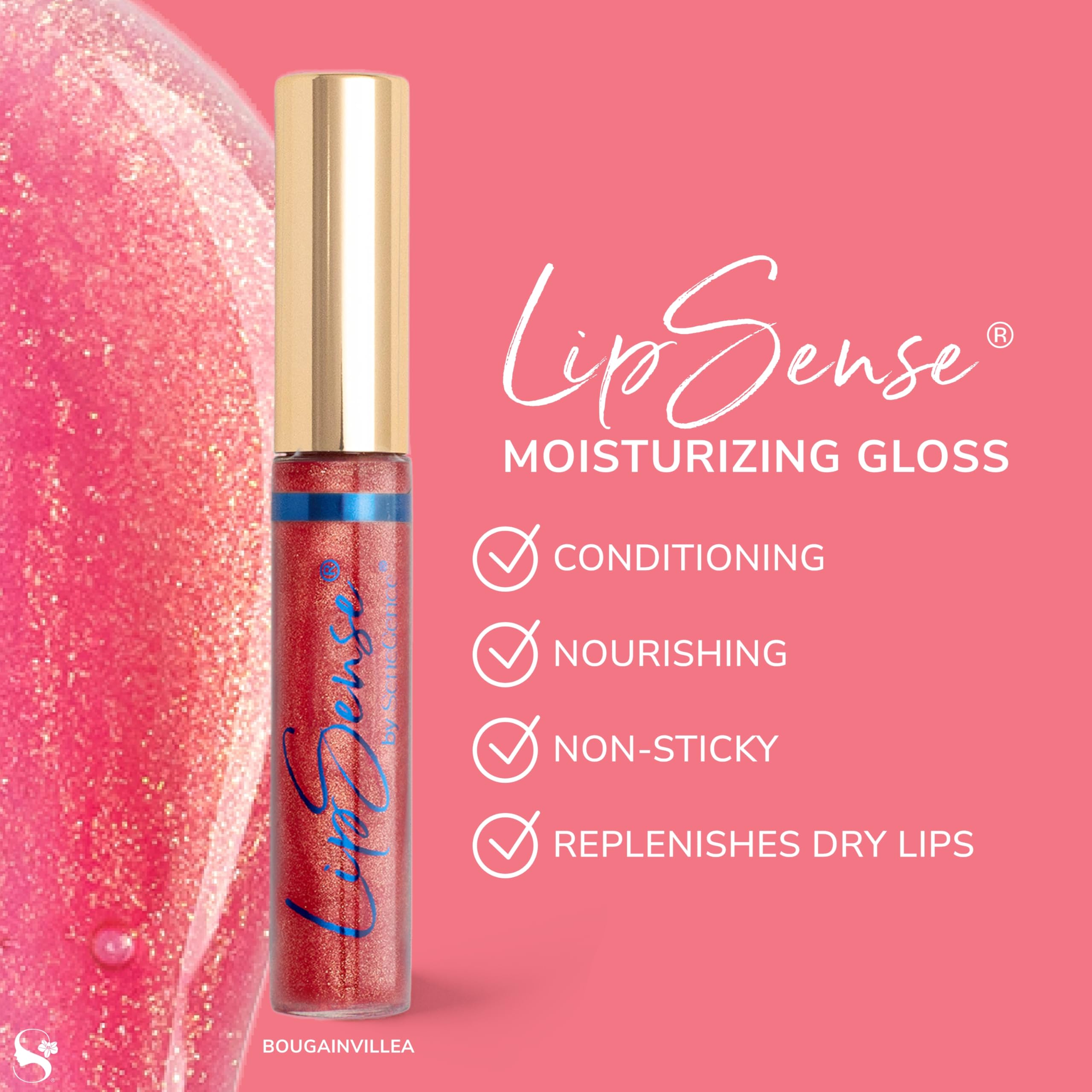 LipSense par Senegence: finitions variées pour un style brillant ou nacré.