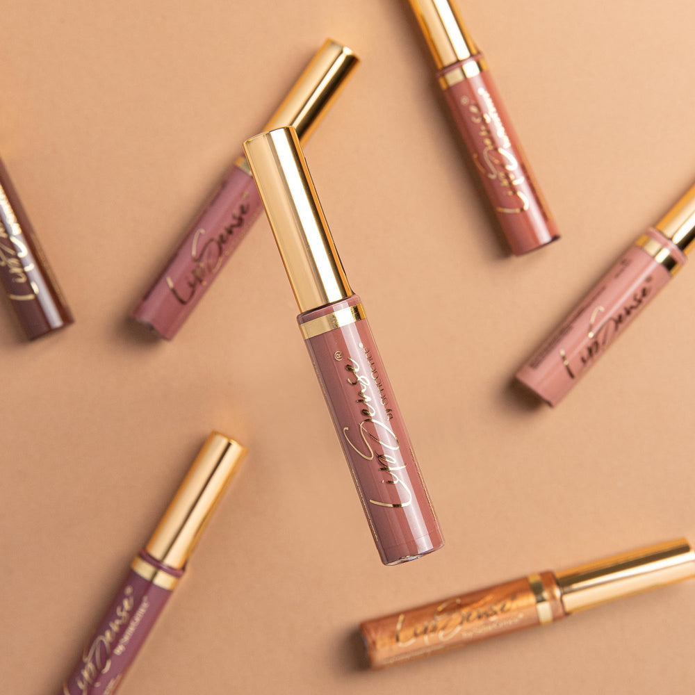 SeneGence LipSense packaging tube display highlights convenient shade selection.