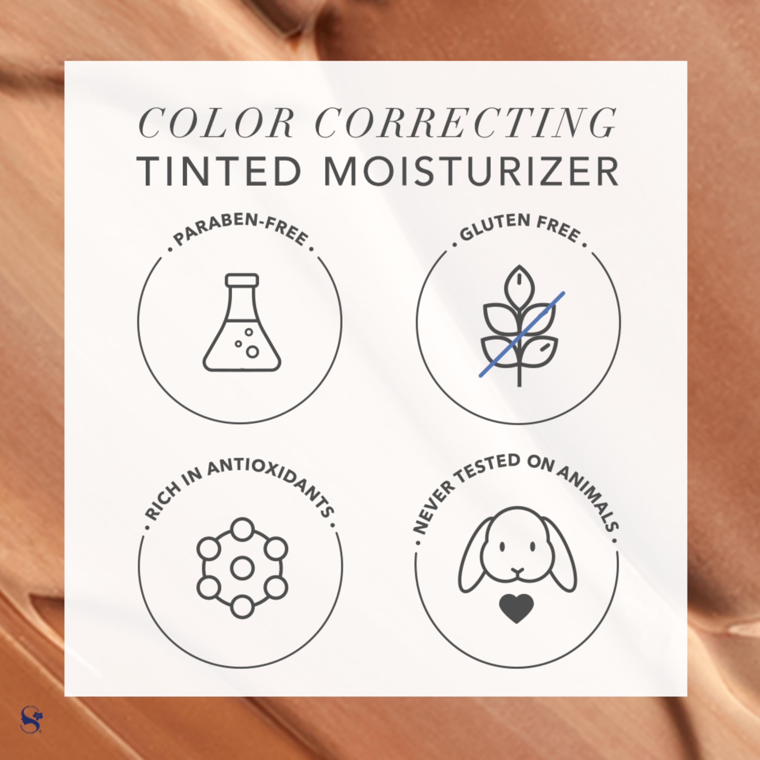 Senegence MakeSense texture view conveys lightweight, non-greasy finish for daily wear.