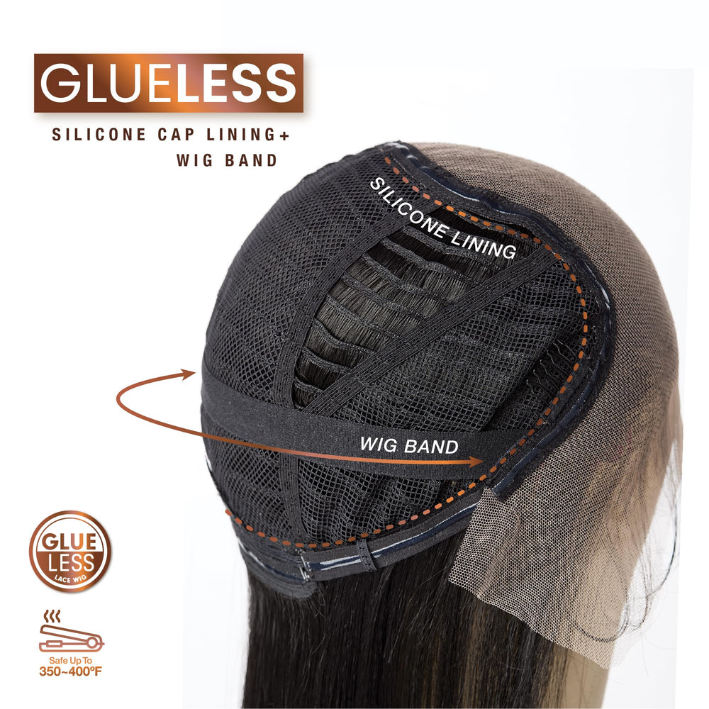 Sensationnel Bare Lace 13x6 lace detail highlights thinner, transparent grid