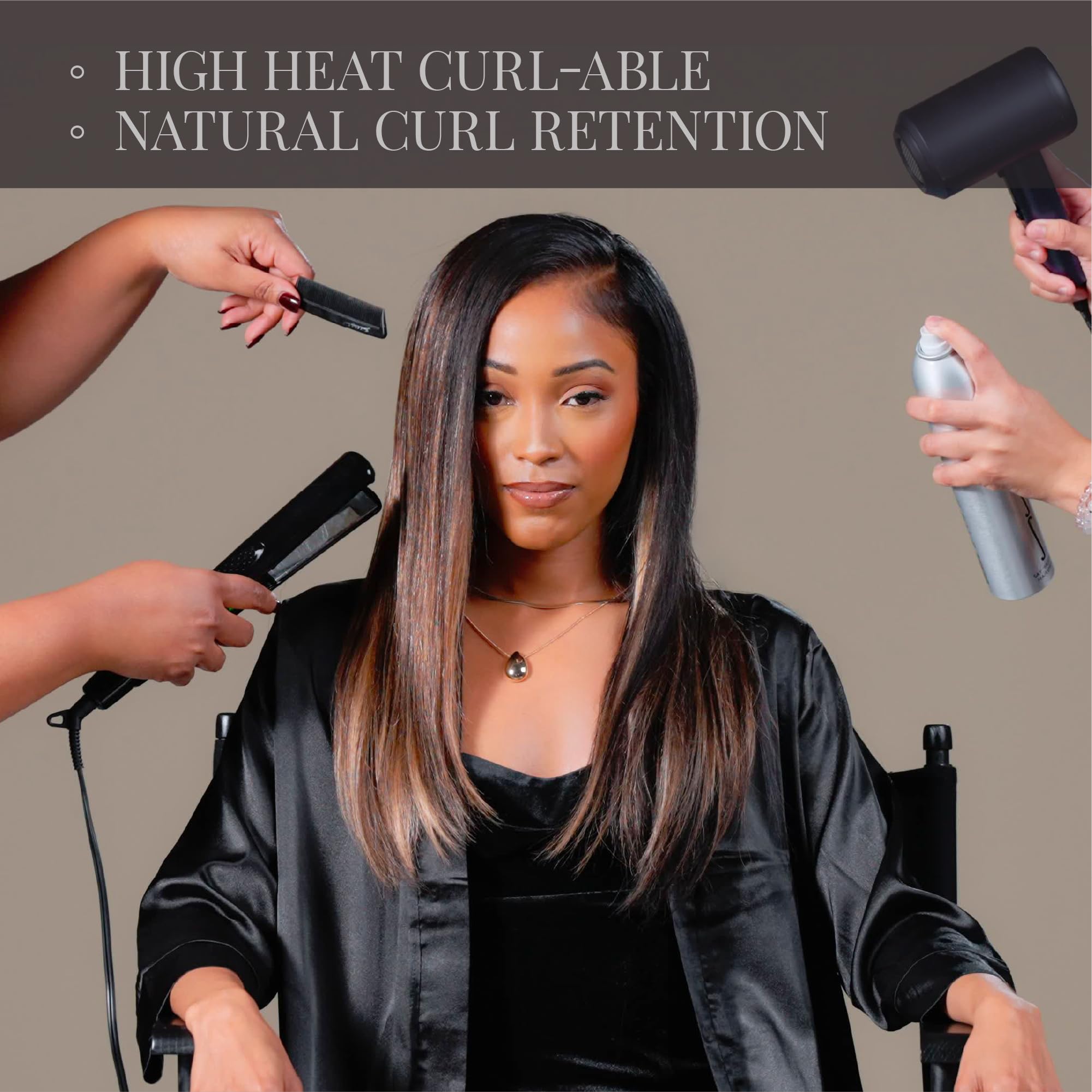 Faux highlights look on Empire Yaki with added dimension.