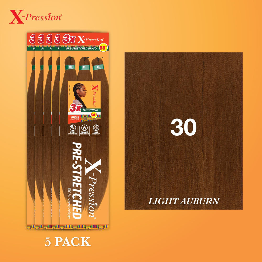 Sensationnel X-pression flame retardant kanekalon braid 58 inch for durable wear