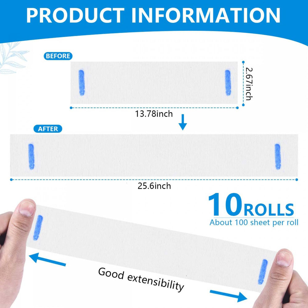 SenseYo disposable neck strip for barbers with simple usage and cleaner cutting
