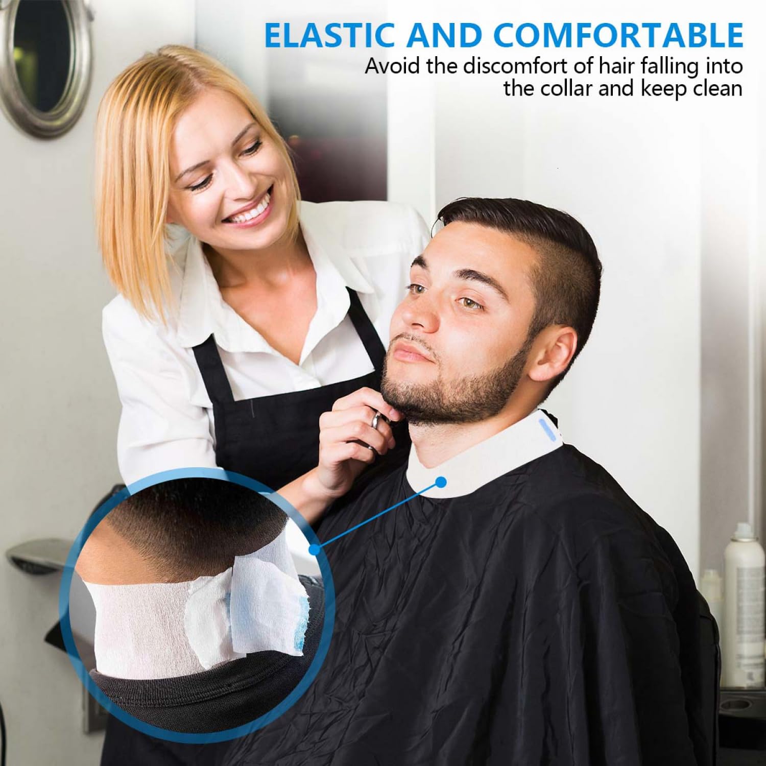 SenseYo neck strips maintain comfort and prevent hair from falling into collars