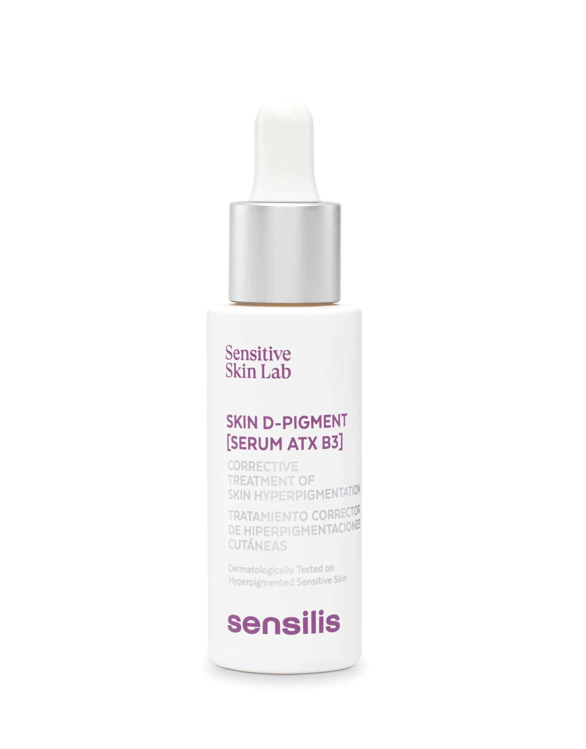 Sensilis D-Pigment Serum ATX B3 bottle designed to support a more even complexion.