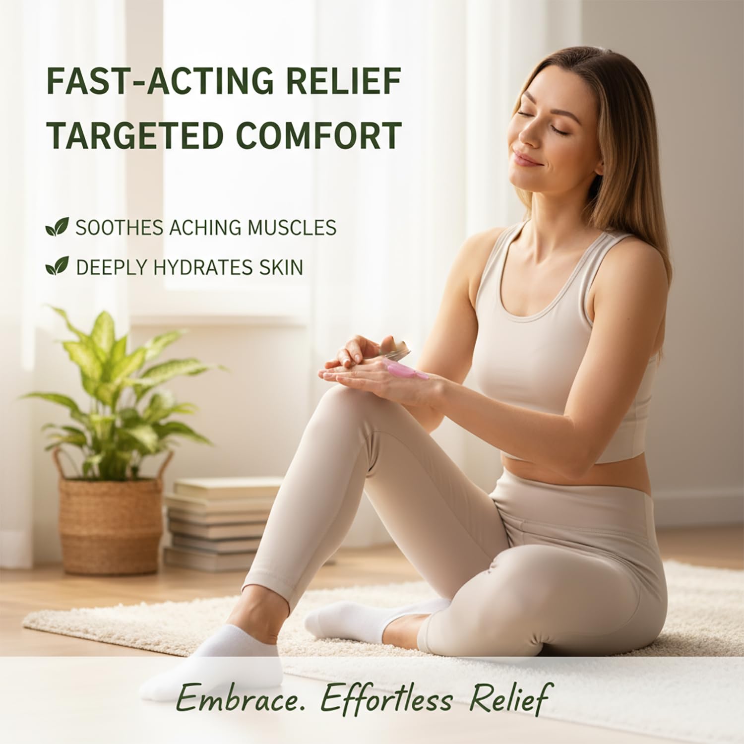 SENSIO MIRACLE Balm on back area, smooth application and comfort.