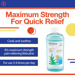 Sensiv burn relief gel with lidocaine 4% for fast pain relief