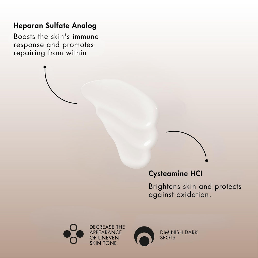 Sente Cysteamine HSA packaging flatlay featuring branding and product details